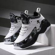 Women's High-Top Basketball Shoes with Shock Absorption