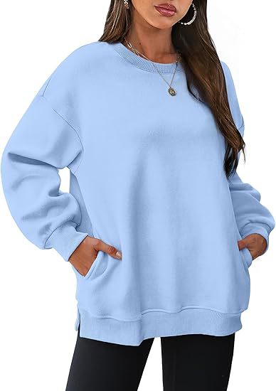 Oversized Velvet Long Sleeve Pullover Sweatshirt