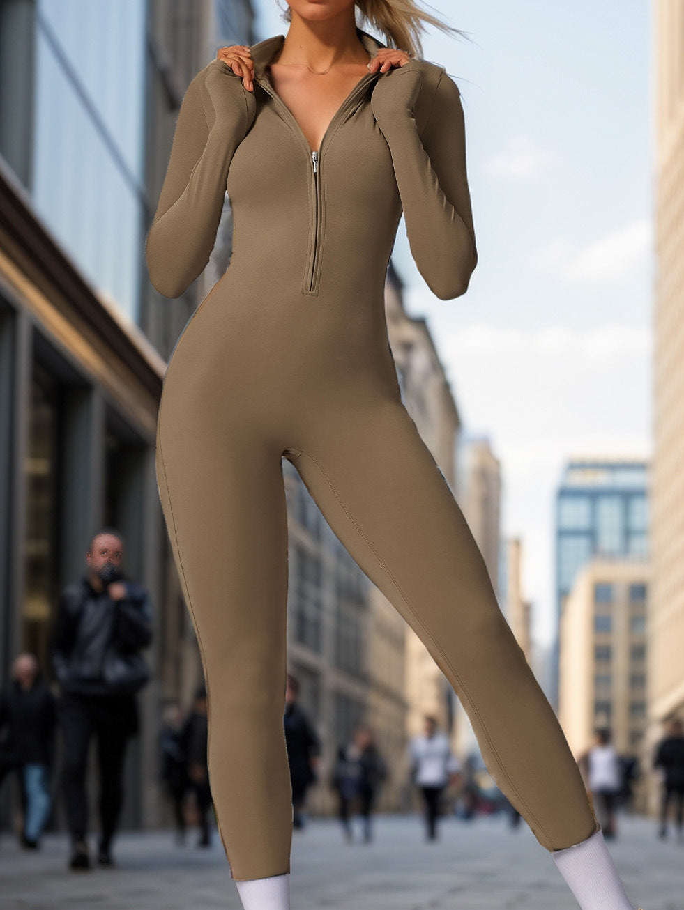 Seamless Hip-Lifting Fitness Romper