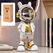 Astronaut desk ornament in vibrant colors modern living room decor