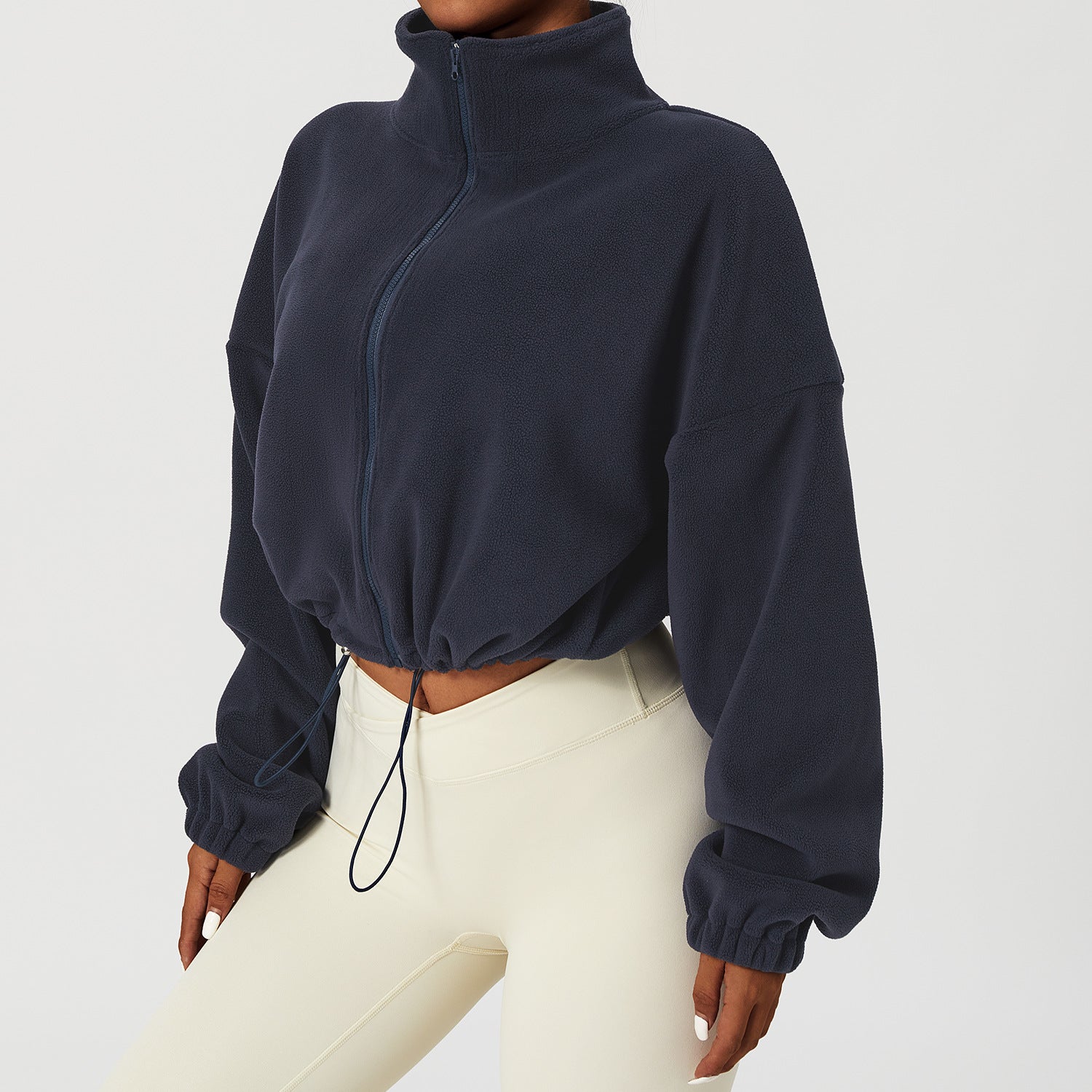 Women's Cashmere Stand Collar Sports Coat