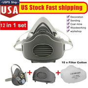 Protective Woodworking Mask for Dust and Fumes