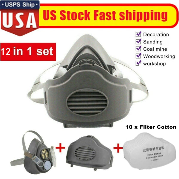 Protective Woodworking Mask for Dust and Fumes