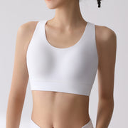 Shock‑Absorbing Women's Running Vest with Built‑In Sports Bra