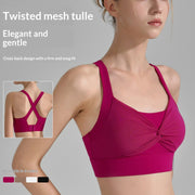 Shockproof Double-Strap Cross-Back Fitness Vest – 4 Colors
