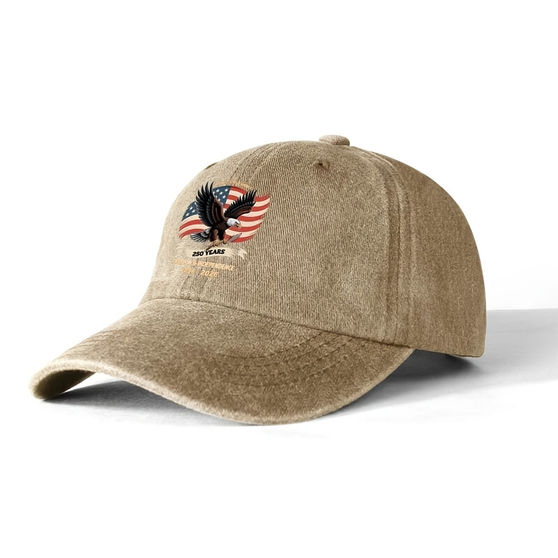 USA Star Striped Baseball Cap for Boys and Girls – Durable Sun Hat, 4th of July Theme
