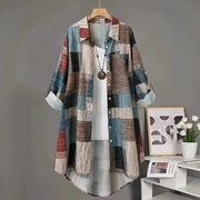 Retro Color-block Casual Outdoor Clothingfresh Comfortable And Stylish