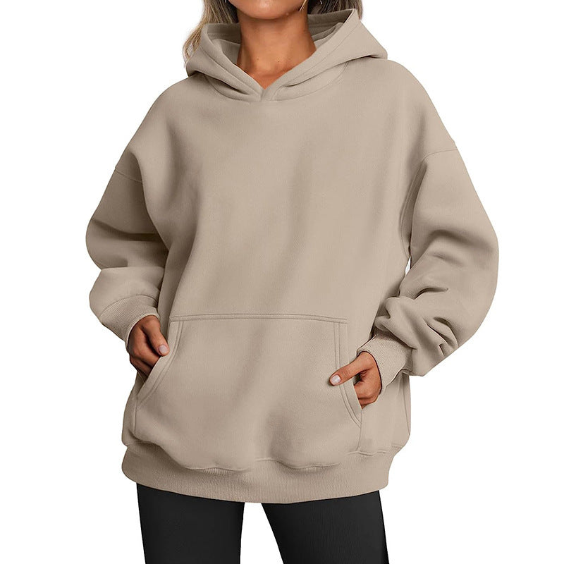Oversized Hooded Sweatshirt with Pockets