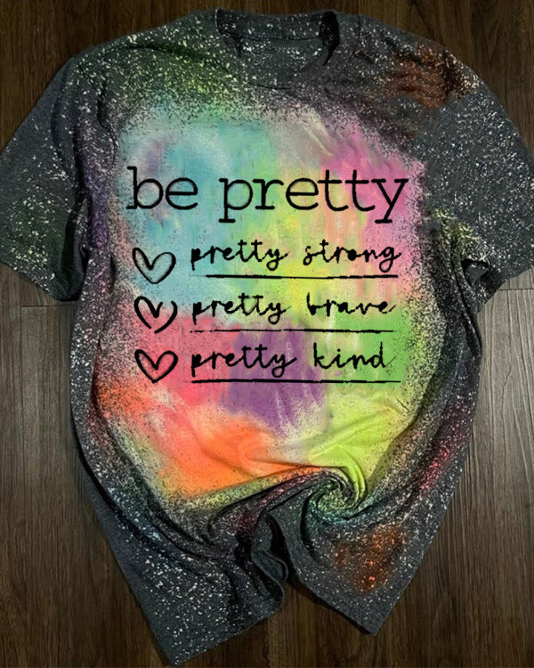 Chic 3D Printed Loose Short Sleeve Street Hipster Tee