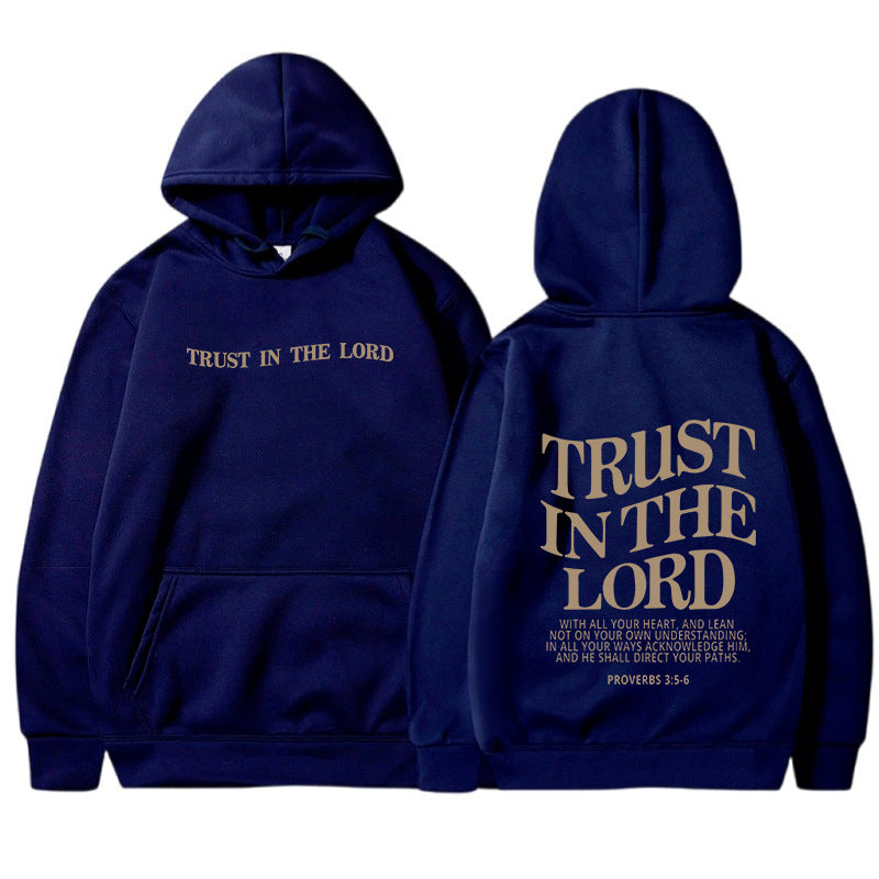 Letter Print Casual Long Sleeve Sports Hoodie