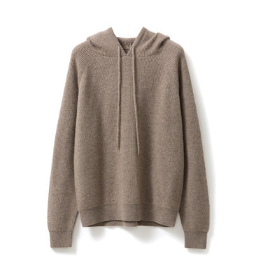 Autumn and Winter Thickening Knitted Hat Loose Sweater