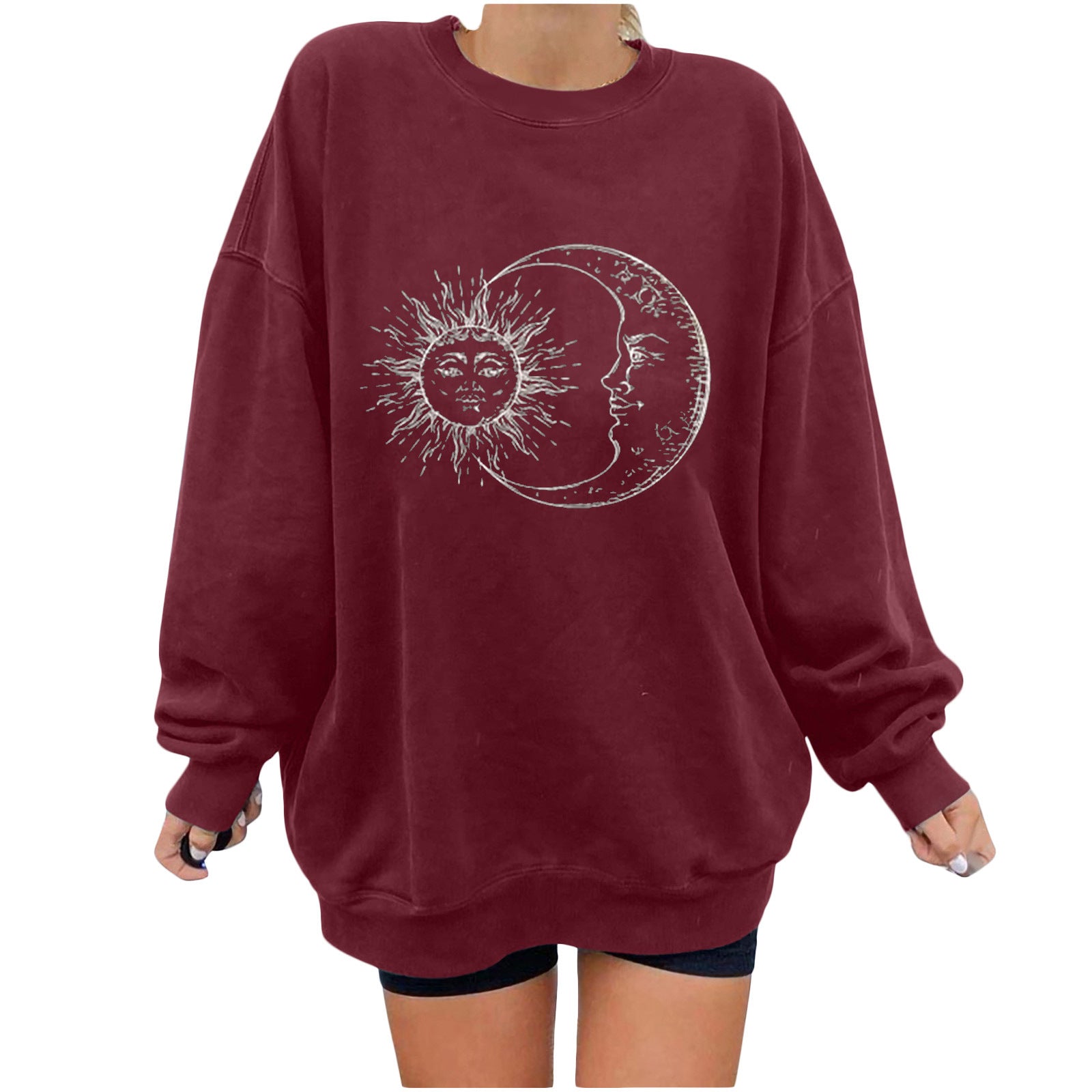 Urban Velvet Pullover Sweatshirt - Stylish & Cozy