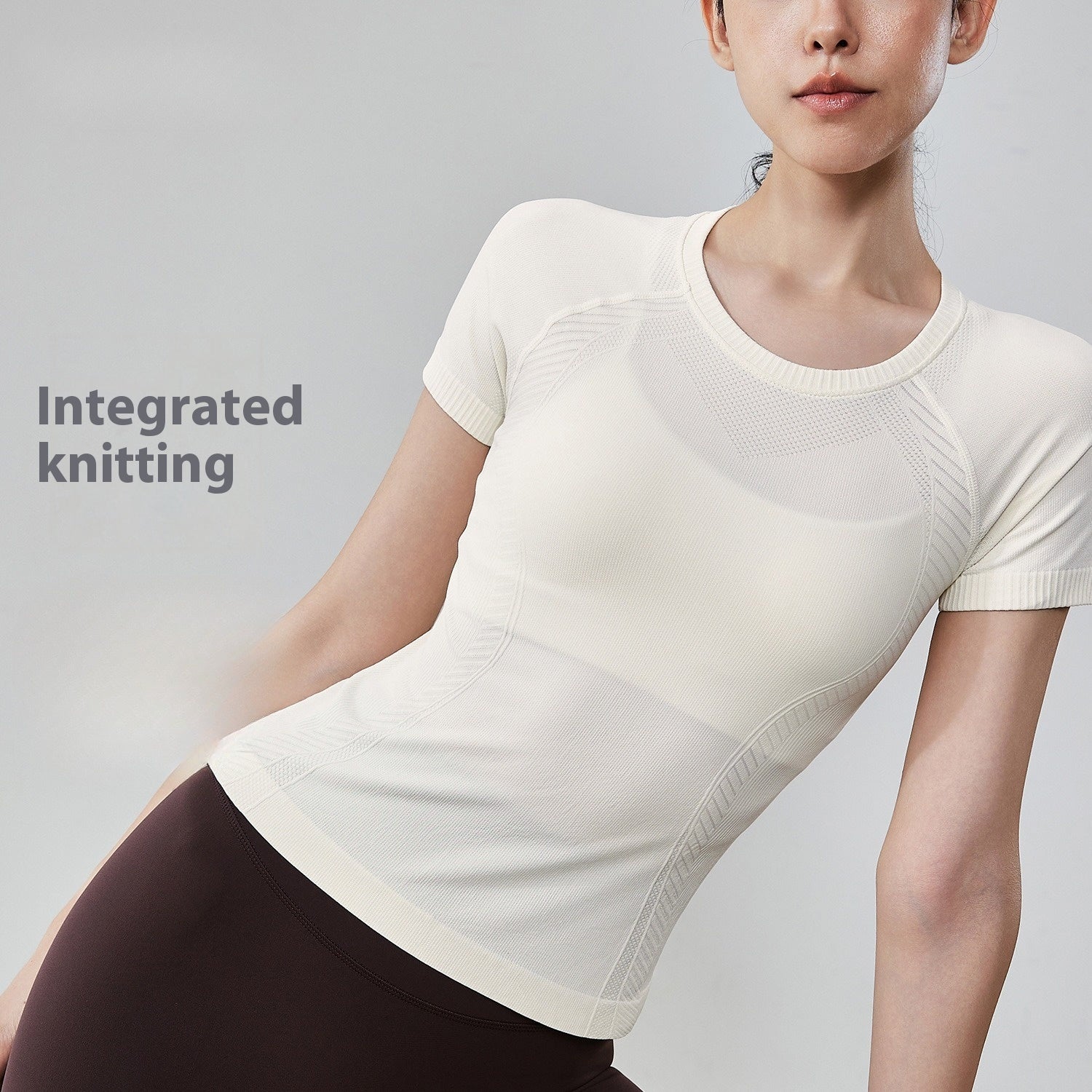 Women's Lightweight Short Sleeve Running Yoga Top – Breathable Nylon