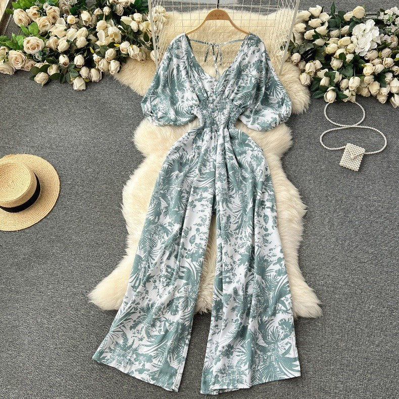 Lady Temperament Casual Wide Leg Jumpsuit