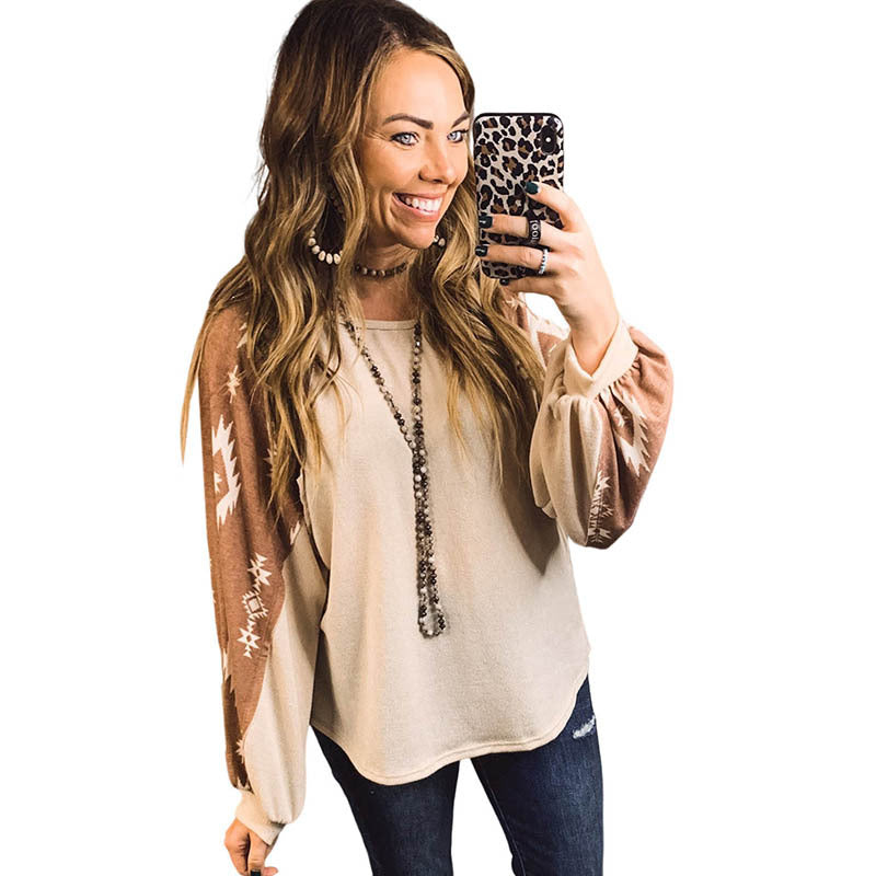 Chic Printed Loose Pullover Streetwear Hoodie
