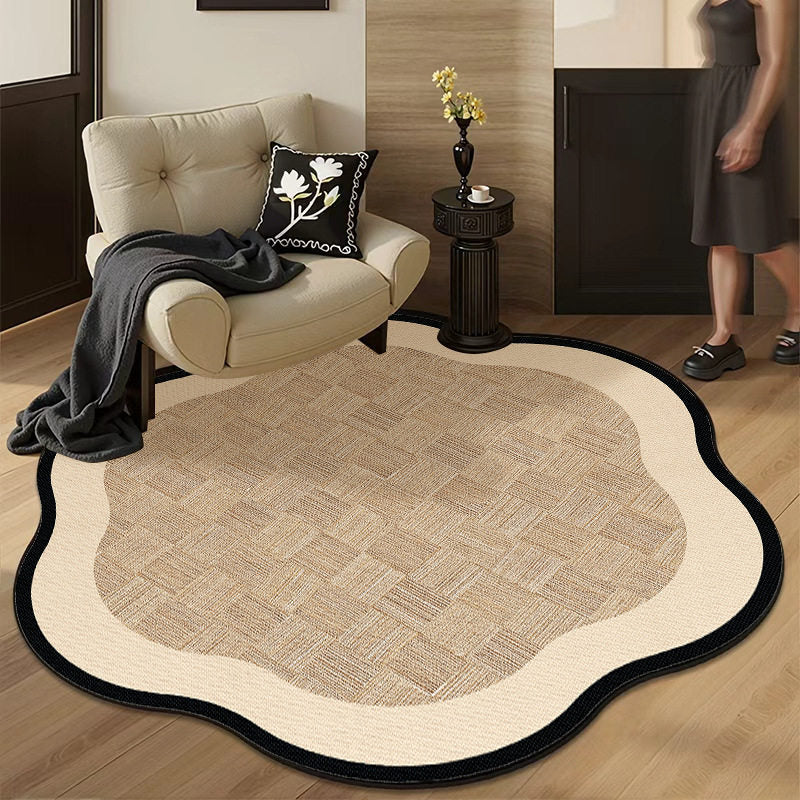 Retro-style Living Room Rug Slip-resistant Mat for Beanbag Chairs