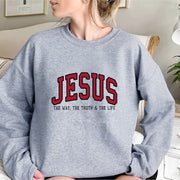 Chic Letter Print Cotton Pullover Sweatshirt
