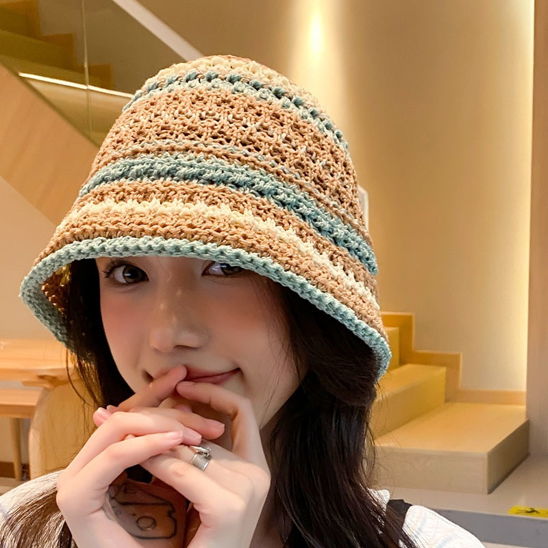 Chic Women's Summer Sun Hat for Vacation & Beach UV Protection