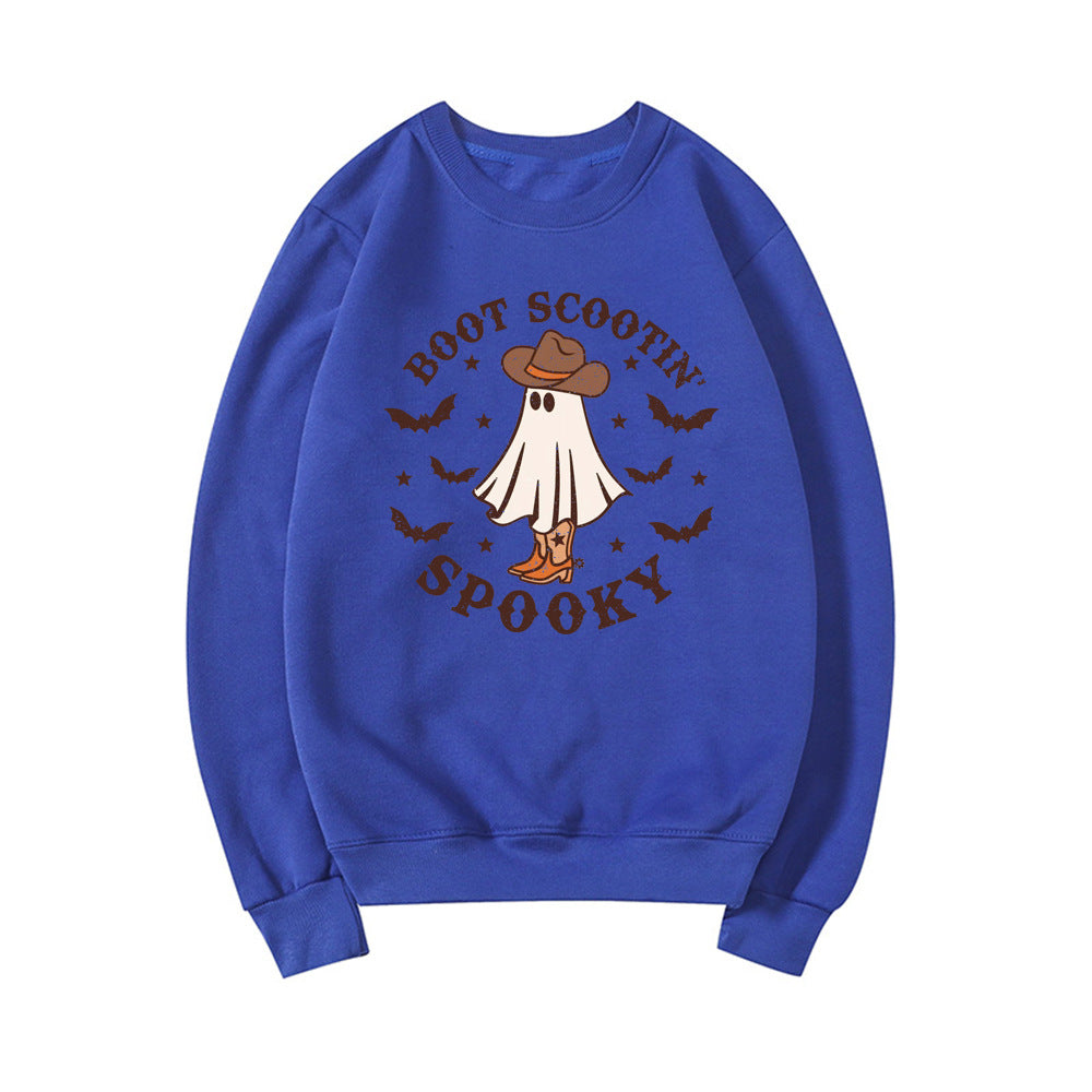 Boot Scootin Spooky Cowboy Ghost Halloween Hoodie