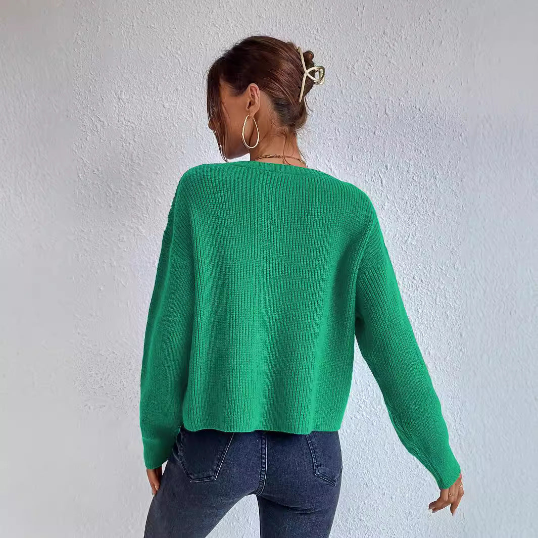 Autumn and Winter New Short Sweater