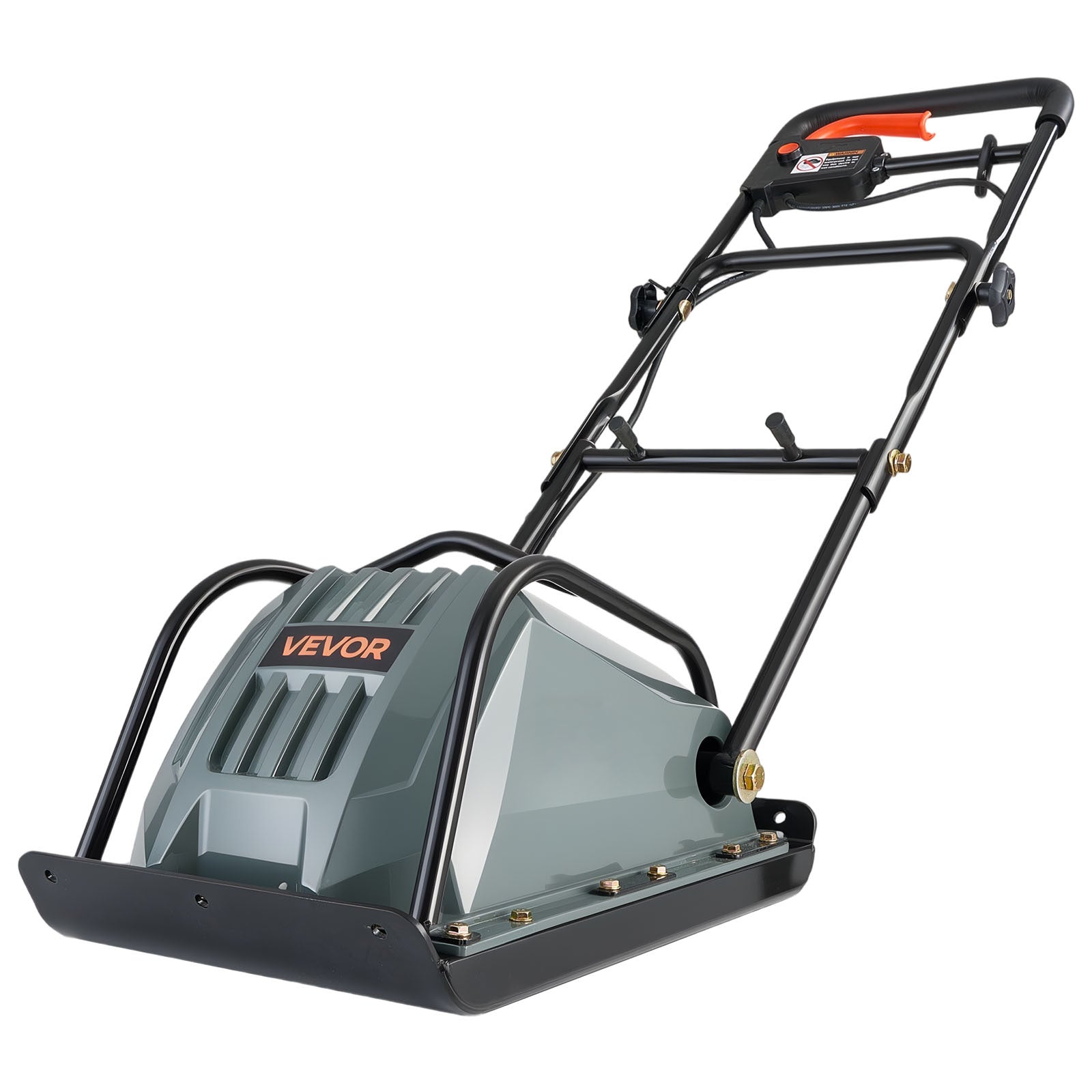 Electric Plate Compactor – 180W Output, 5 kN Force, 3.9‑in Depth, 16 m/min Speed