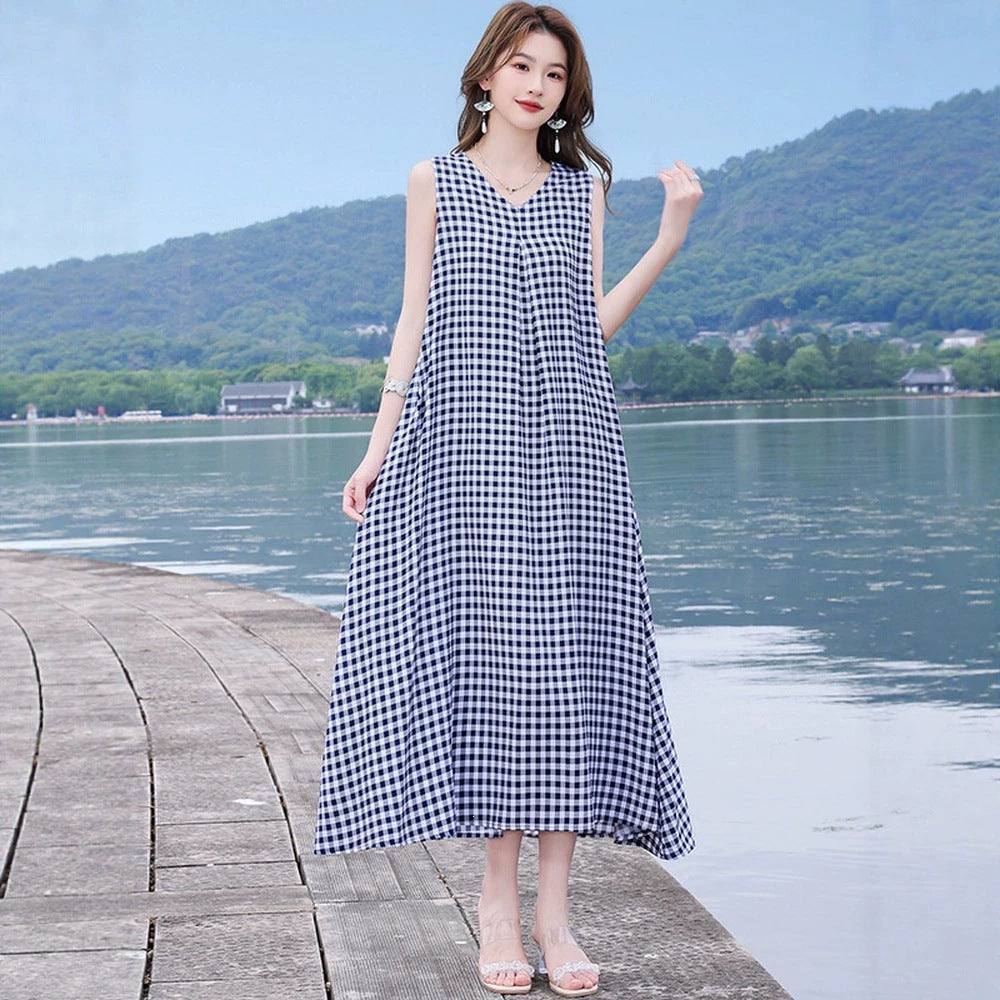 New Cotton-silk Dress for Women