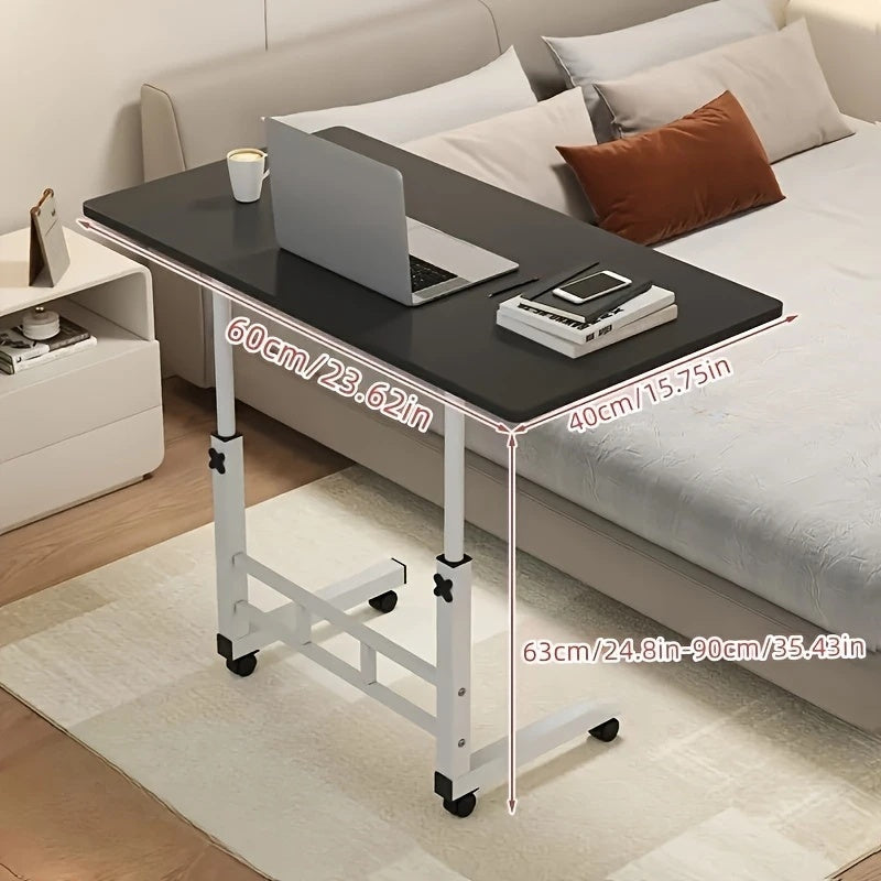 Adjustable Height Rolling Table with Wheels