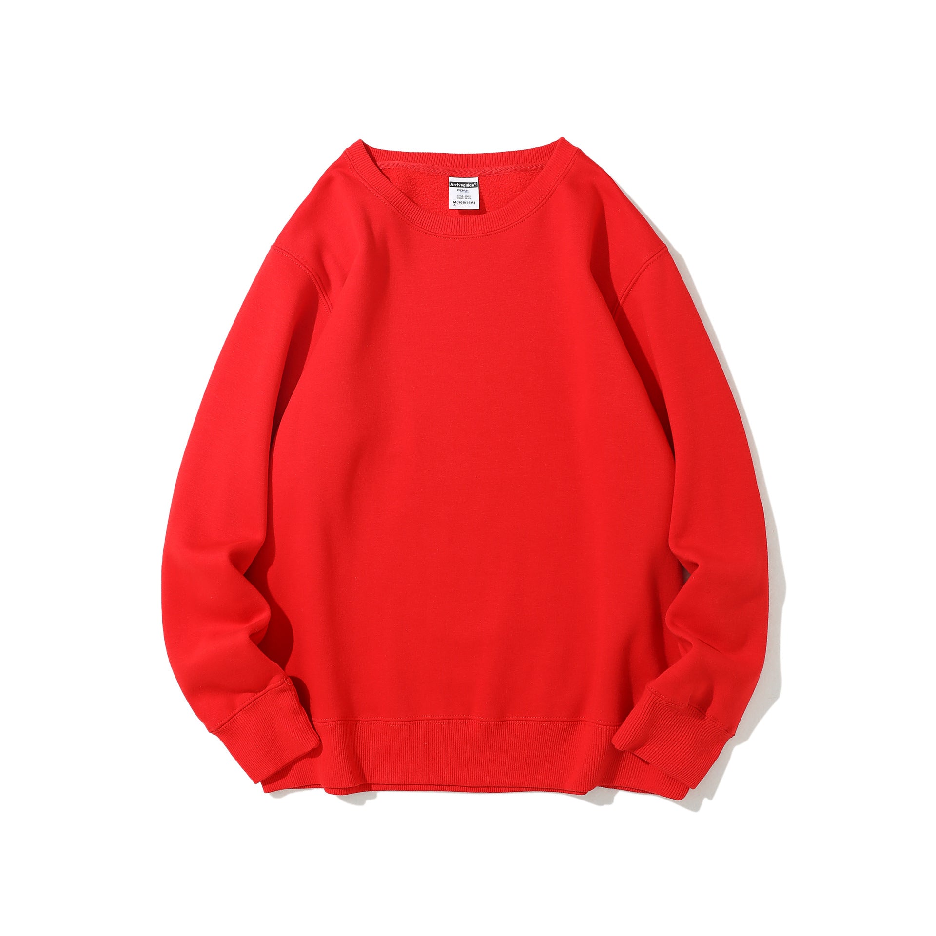 Cozy Fleece-Lined Candy Color Pullover Sweater