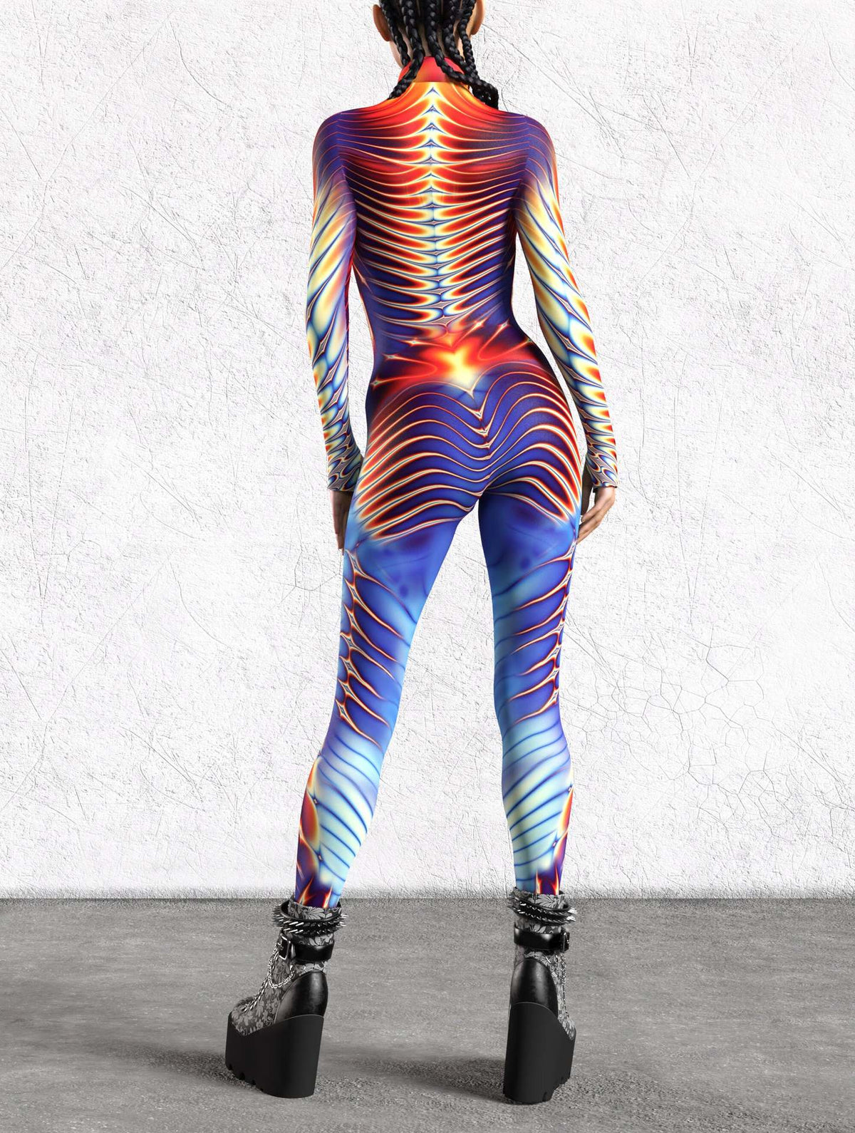3D Digital Print Cosplay Romper & Performance Tights
