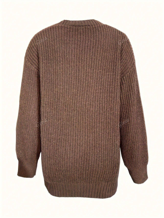Women's Fashionable & Elegant Knitted Cardigan Sweater, Autumn Winter New Arrival
