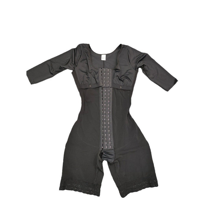 Seamless Half-Sleeve Belly Shaping & Hip-Lift Corset Romper