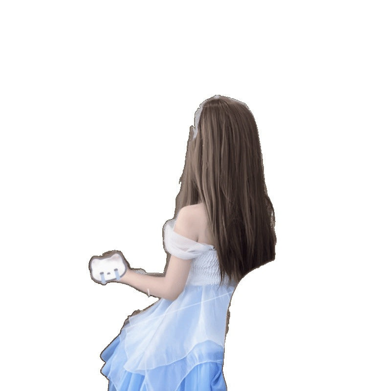 Swan Princess Lolita Dress Elegant Puffy Party Gown