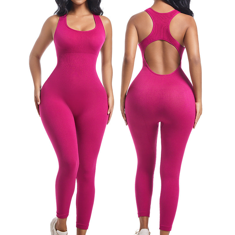 Women's Long Sleeve Shaping Yoga Jumpsuit