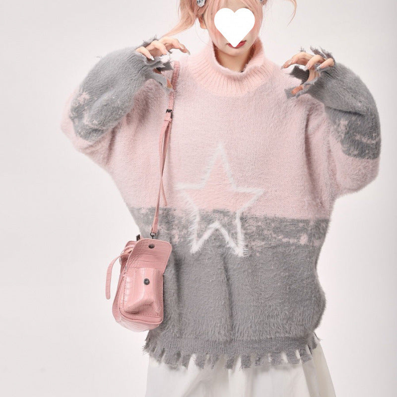 Sweet Dopamine Xingx Top Sweater Mink