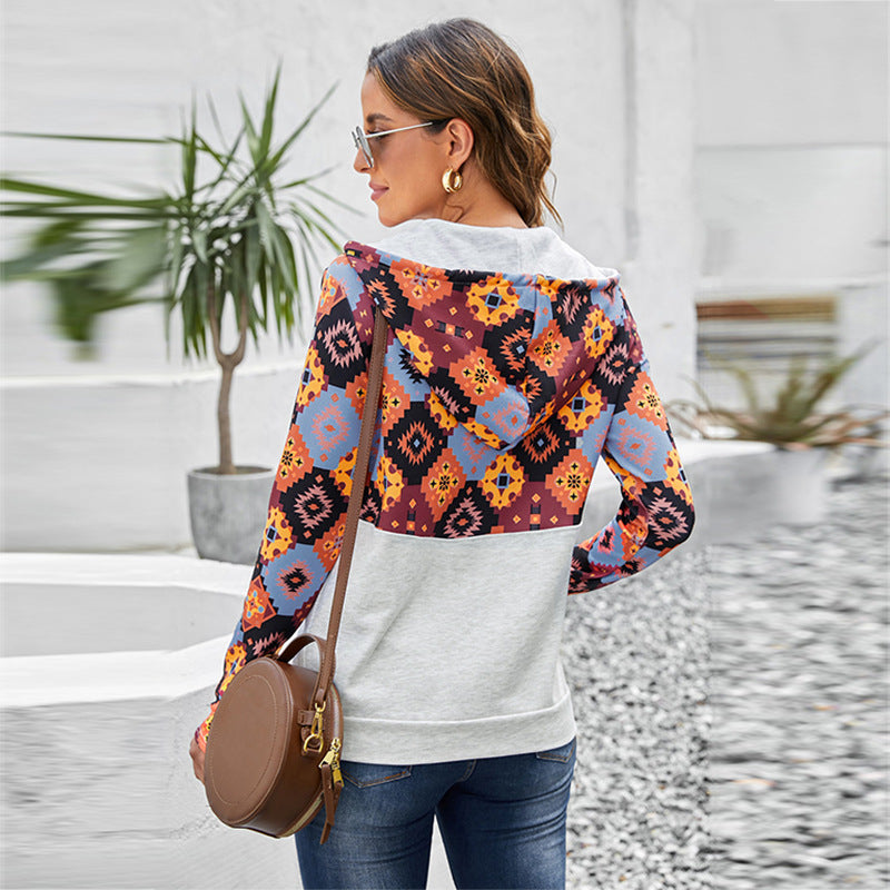 Chic Half-Cardigan Pullover Casual Women's Sweater