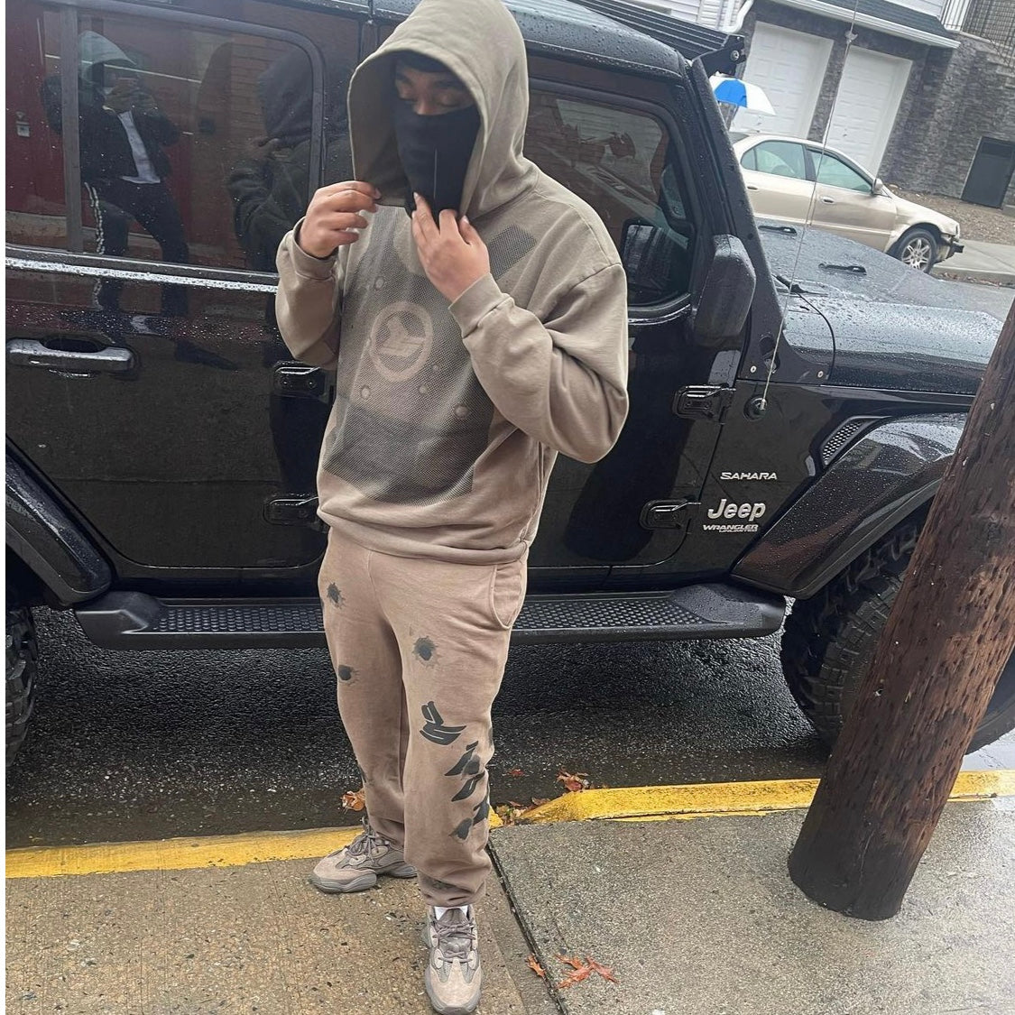 Plush Hooded Streetwear Pullover Sweater