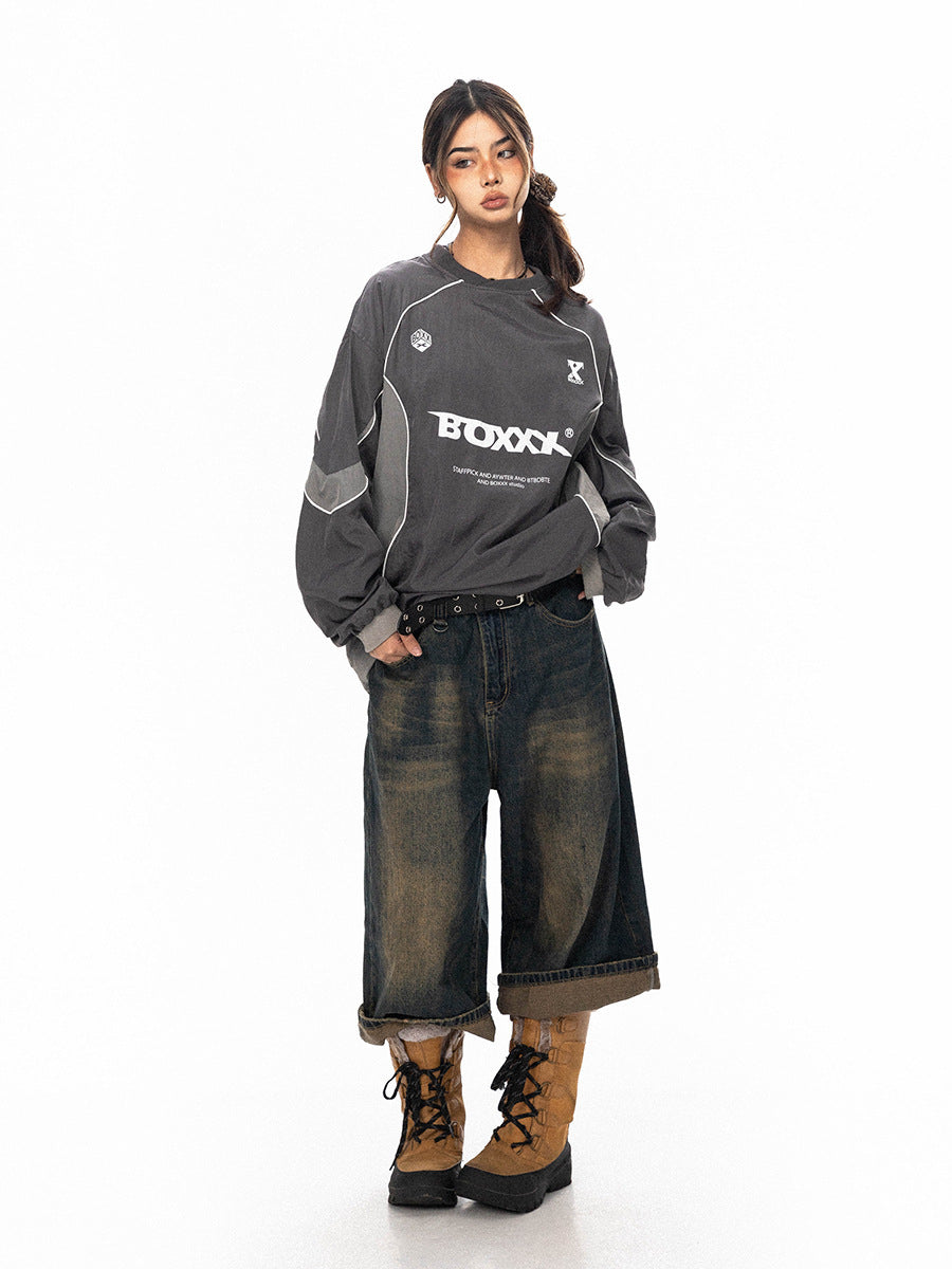 Casual Loose Cargo Pullover Sweater for Women