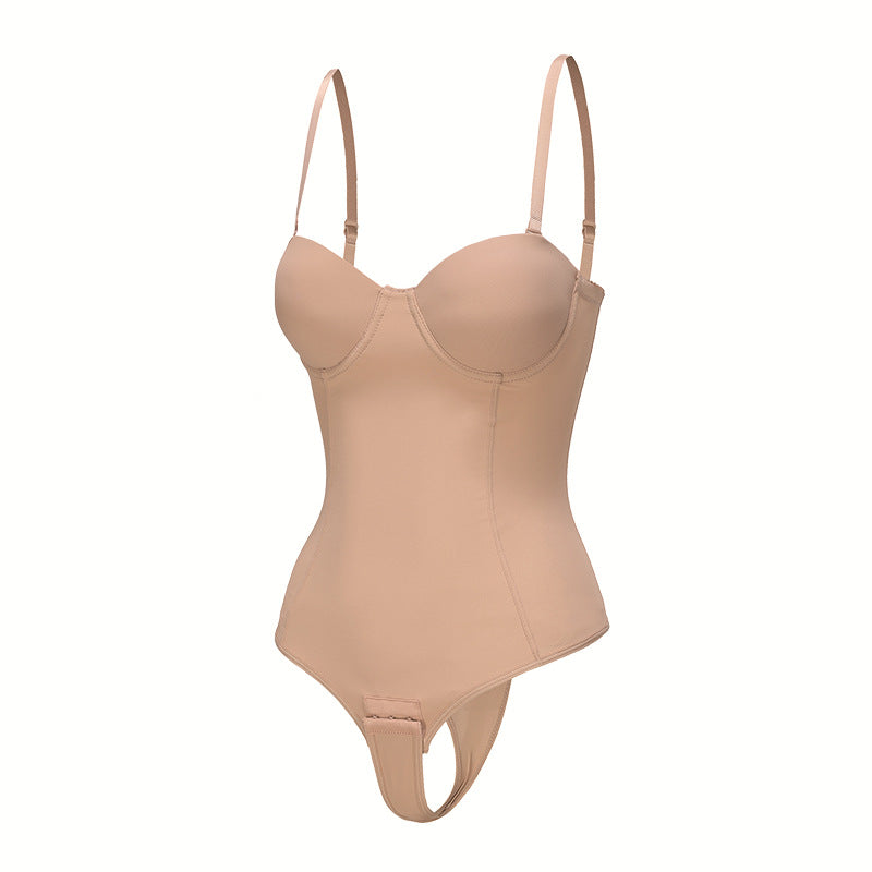 Strapless Plus-Size Shapewear Bodysuit for Gowns