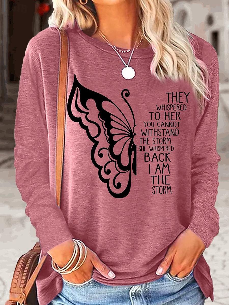 Plus Size 3D Print Long Sleeve Casual Sweatshirt