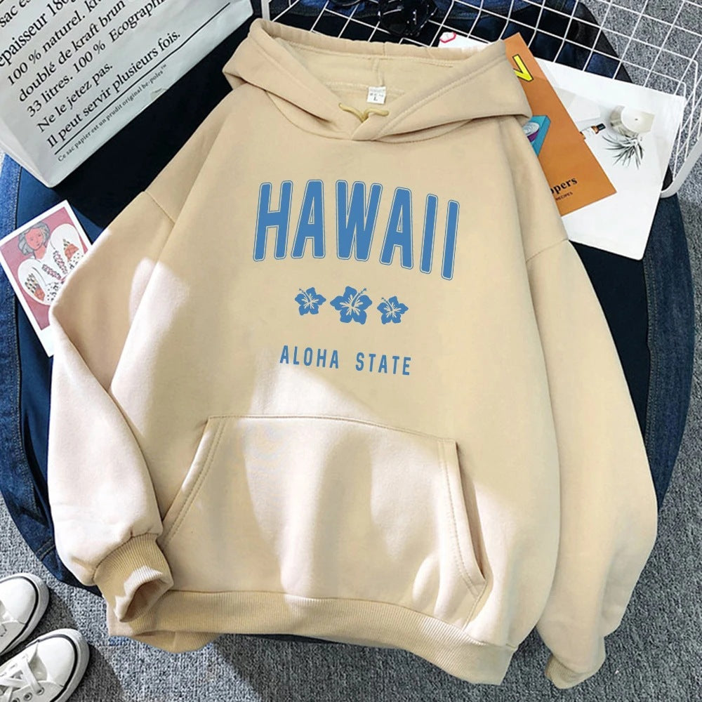 Streetwear Letter Print Oversized Hip Hop Hoodie