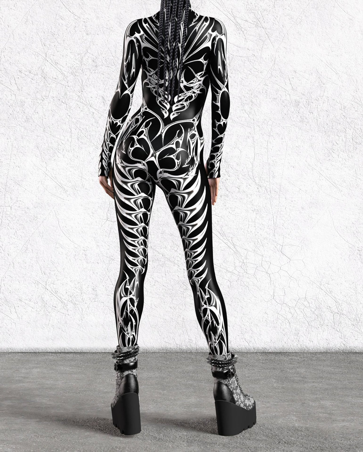 3D Digital Print Cosplay Romper & Performance Tights