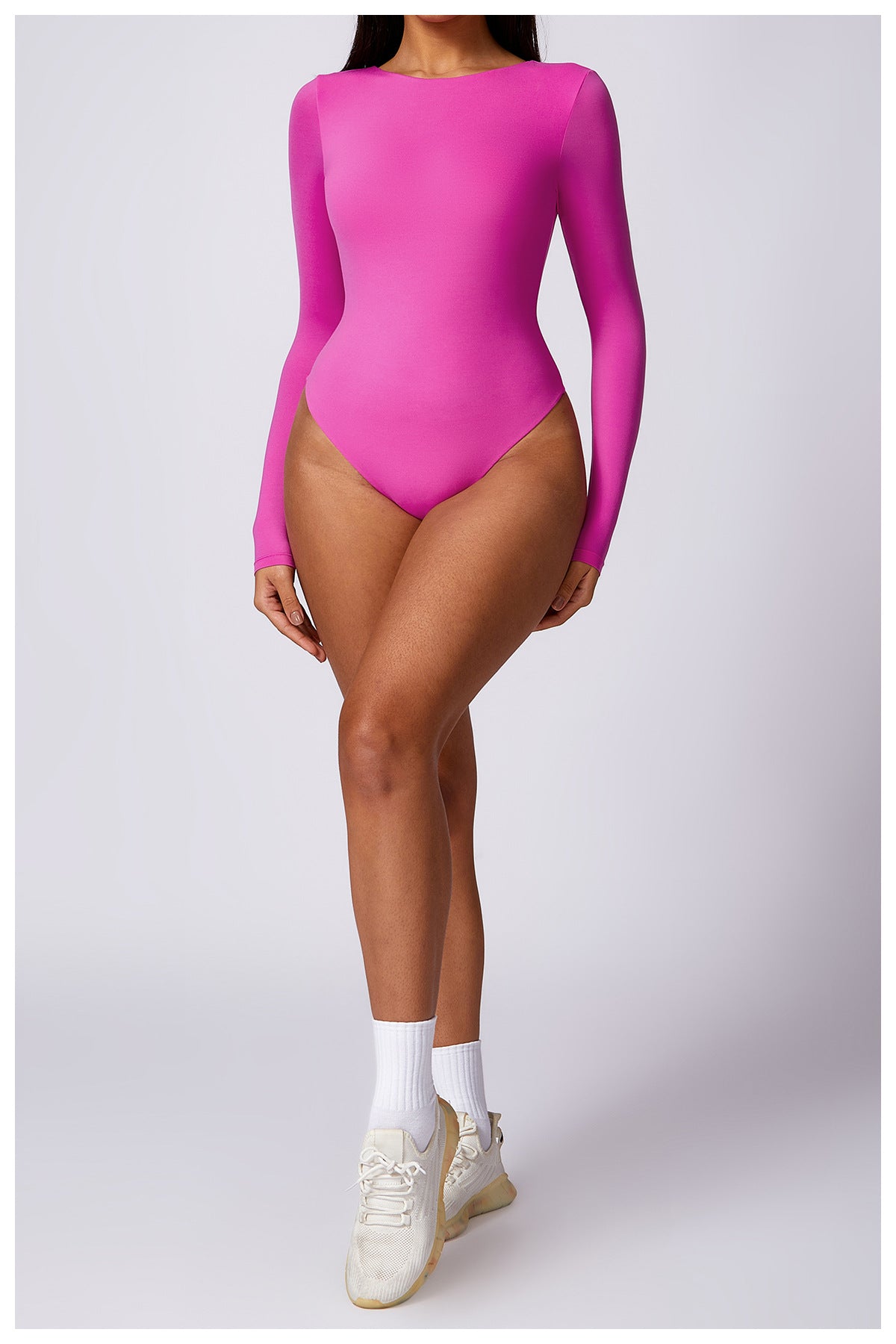 Women's Corset Long Sleeve Yoga Bodysuit
