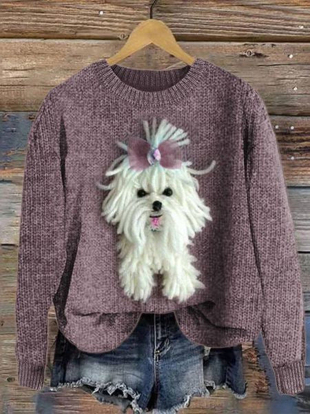 Chic Autumn Round-Neck Streetwear Pullover Top