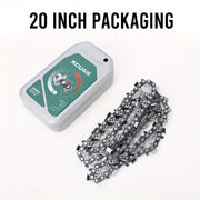 20-Inch Alloy Chainsaw Chain with Rounded Teeth - 1 Piece for Wood Cutting and Logging