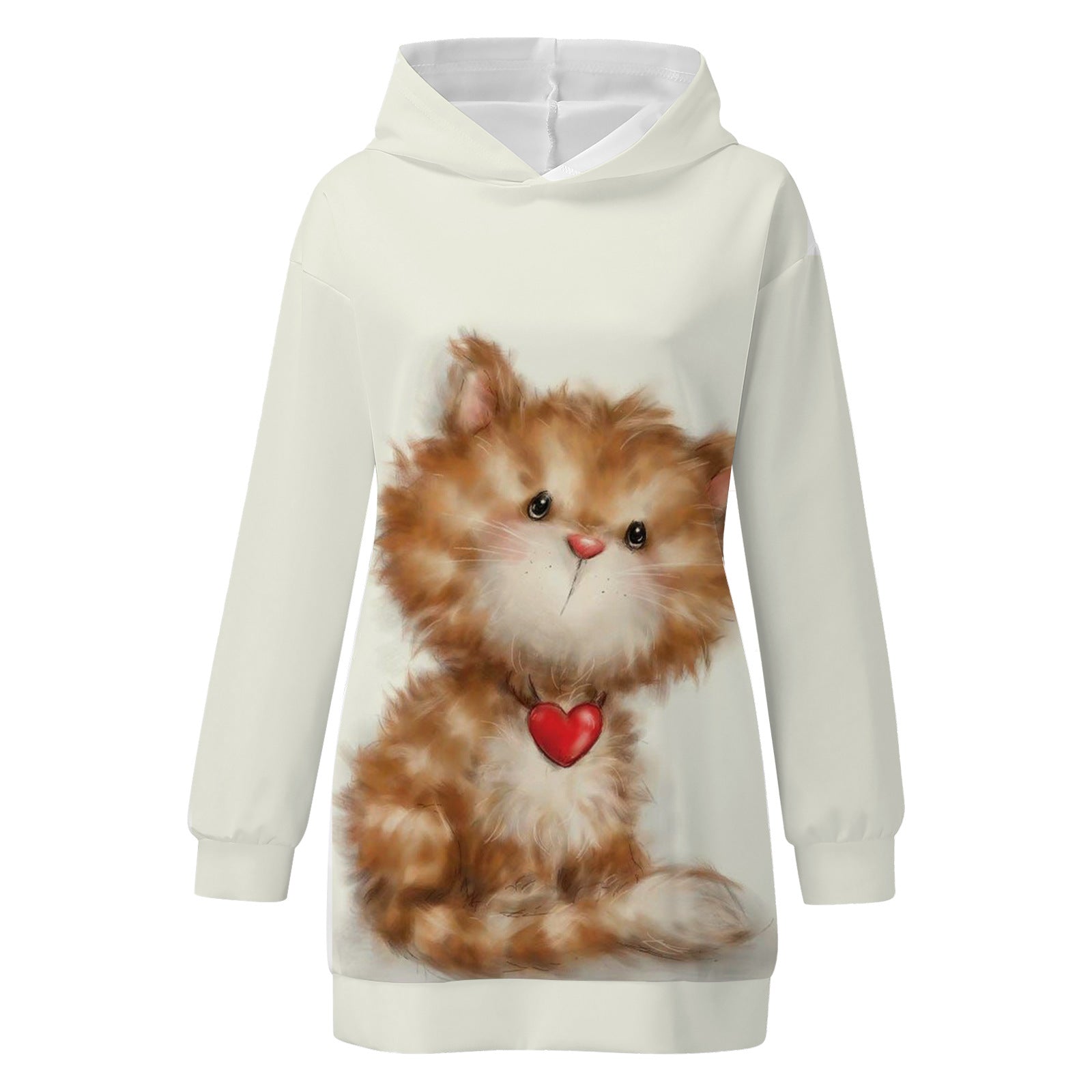 Festive Christmas Print Hoodie for Cozy Holiday Style