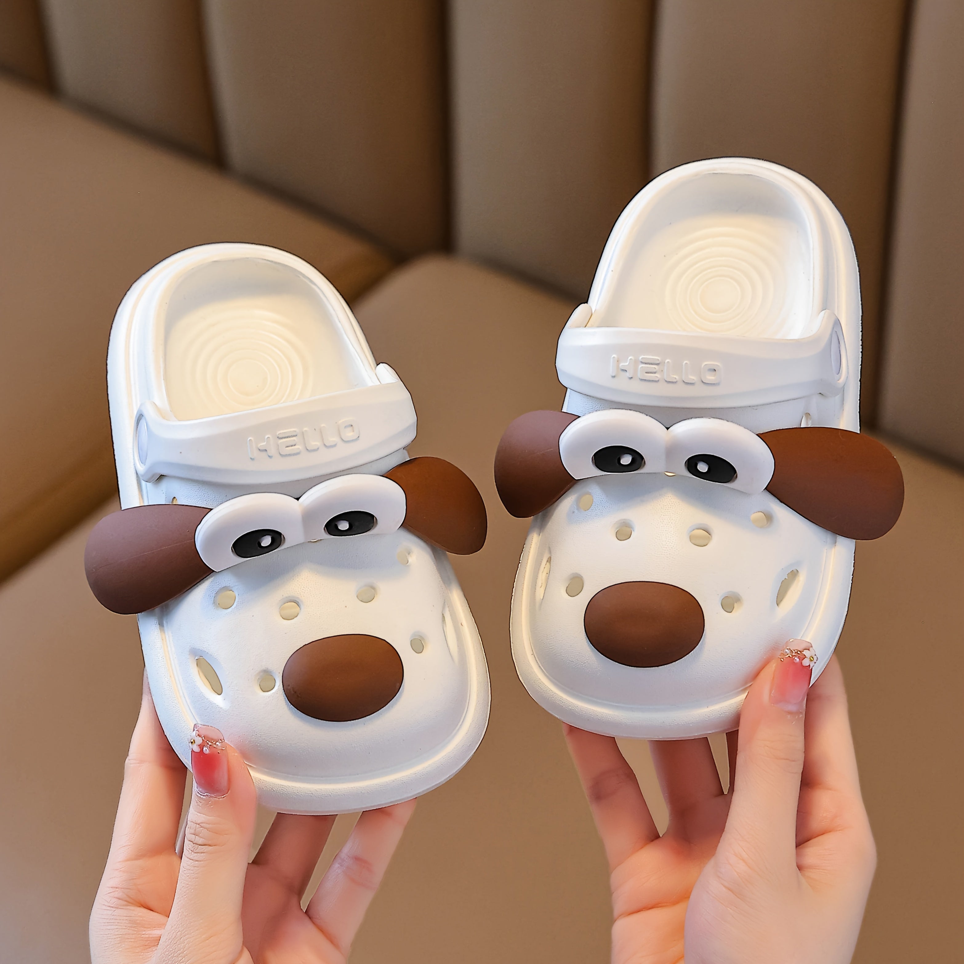 Children's Puppy-Themed Slip-Resistant Sandals