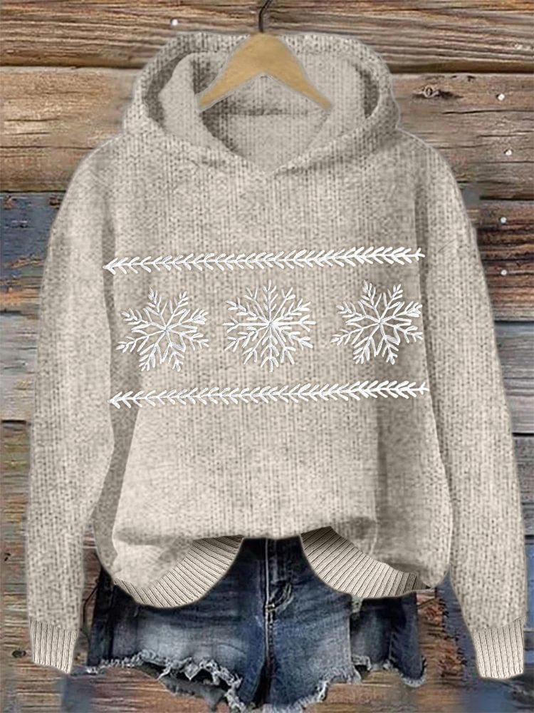 Cozy Animal Print Hooded Sweatshirt for Women