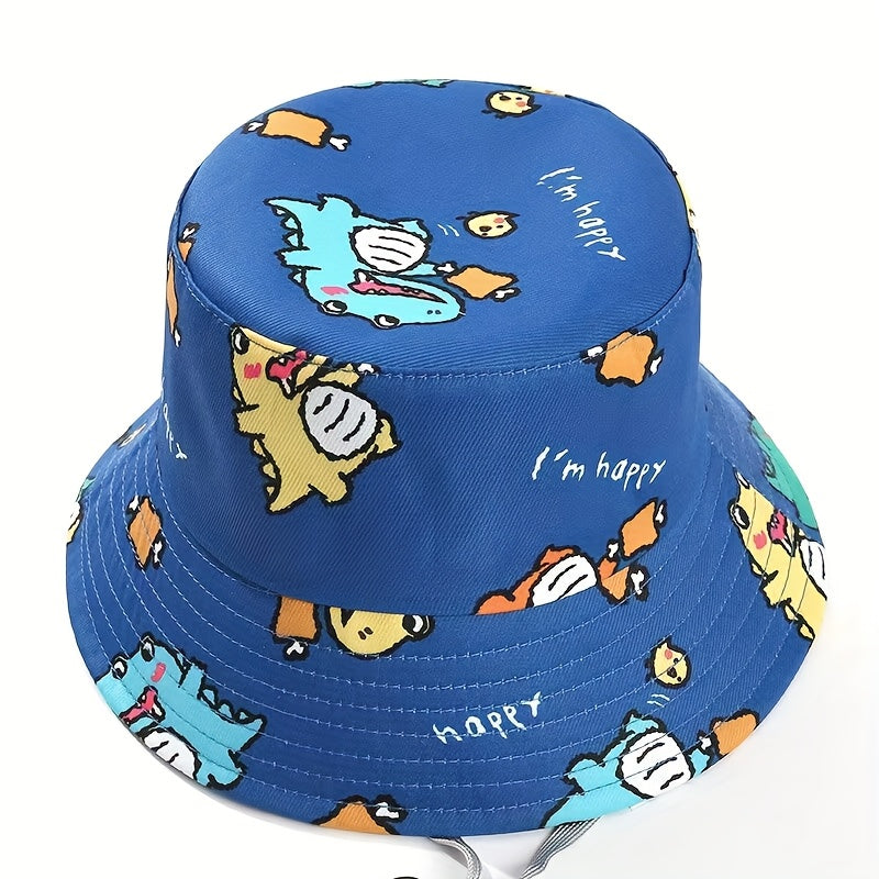 Breathable Dinosaur Fisherman Hat for Outdoor Adventures