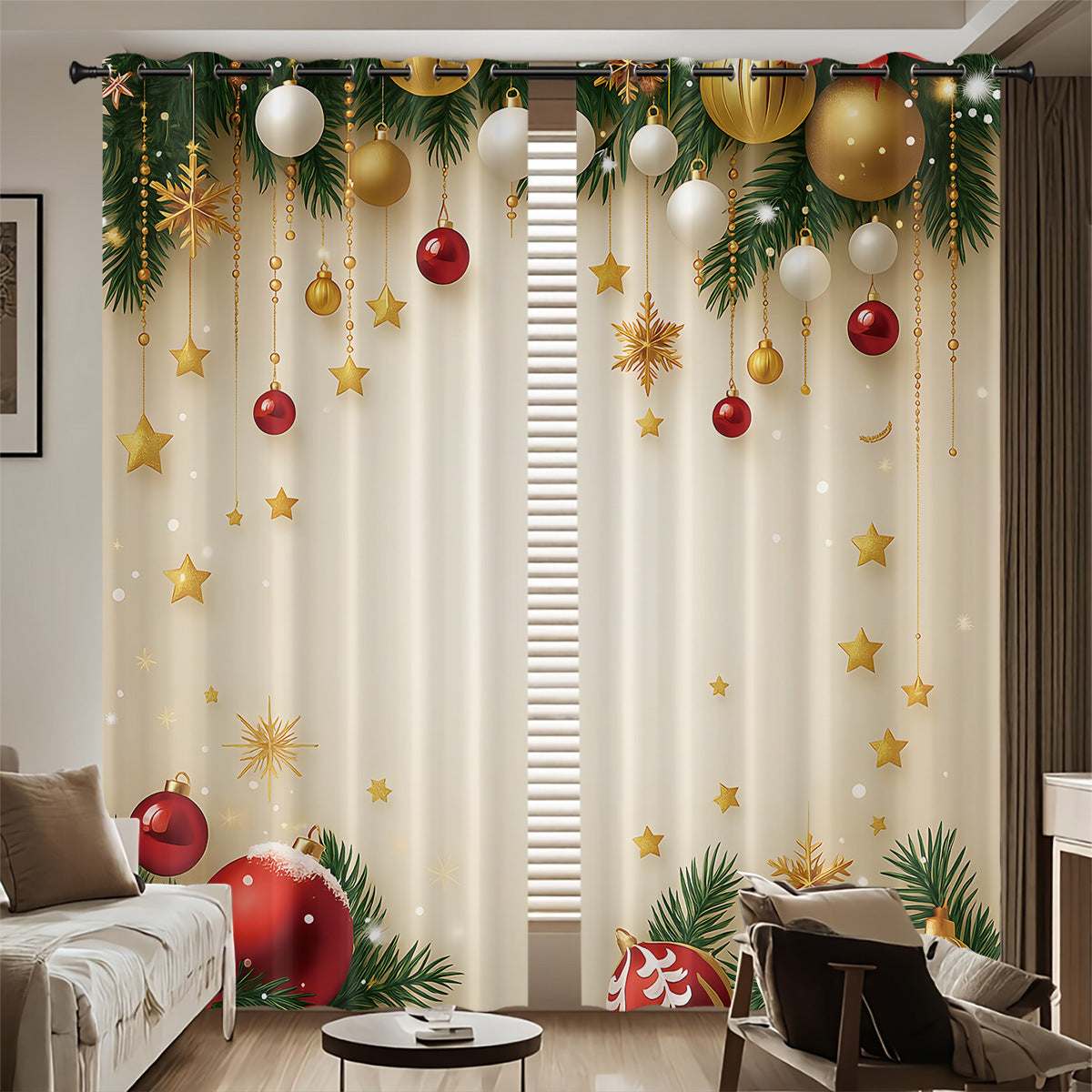 Thickened High-precision Polyester Sun-blocking Curtain
