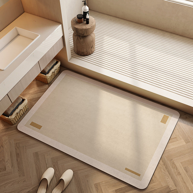 Quick-drying, Water-absorbent Floor Mat for Toilets, Bathrooms, and Showers